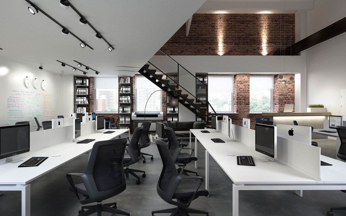 Тонкости дизайна офисного помещения в модерн-стиле